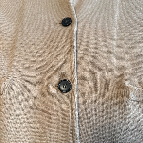 J. Crew Women's Tan Sweater Blazer Size Small - Picture 6 of 8